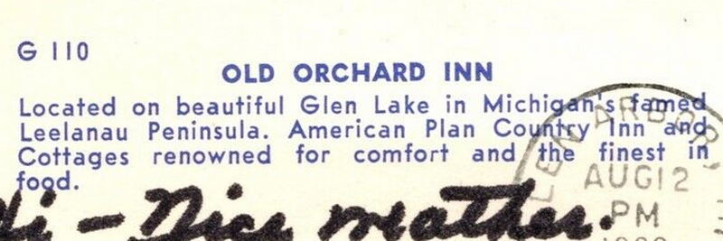 Old Orchard Inn (Tonawanda, Tonawathya Resort) - Vintage Postcard (newer photo)